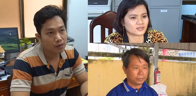 Các đối tượng Vinh, Trang, Long.