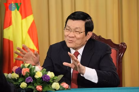 Chủ tịch nước: Toàn Đảng, toàn dân, toàn quân ta phải nỗ lực phấn đấu cao hơn, mạnh mẽ hơn, đẩy mạnh toàn diện công cuộc đổi mới, phát triển kinh tế-xã hội nhanh, bền vững.