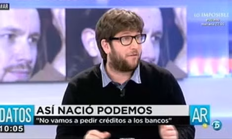 Miguel Urban, đồng sáng lập đảng Podemos.