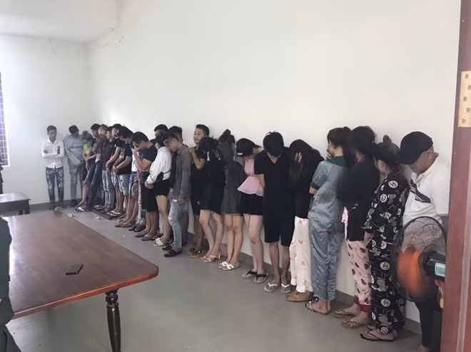 Các đối tượng bị bắt giữ