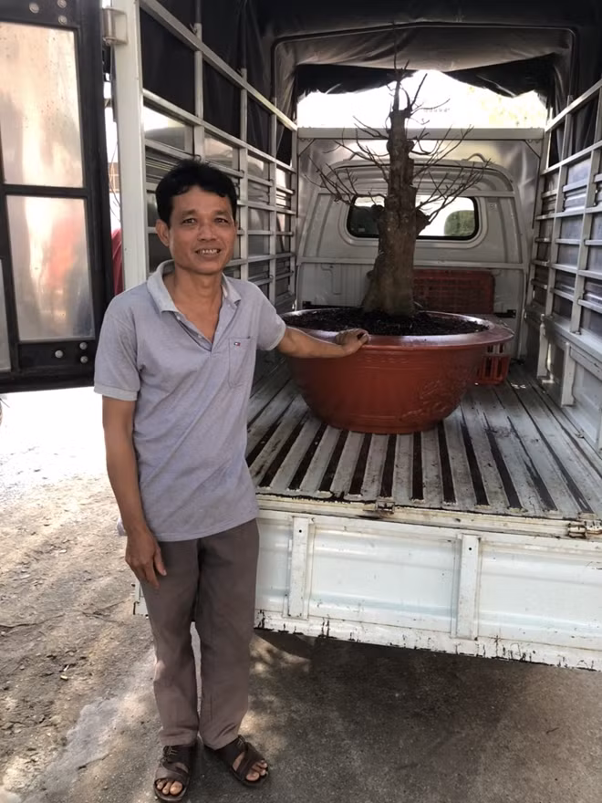 Người dân vui mừng nhận lại cây kiểng bị trộm