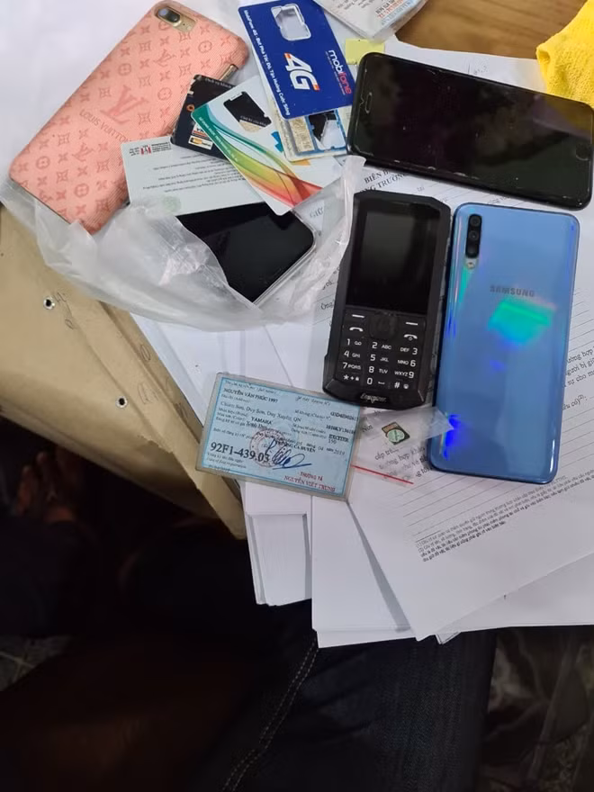 Tang vật thu được từ nhà đối tượng