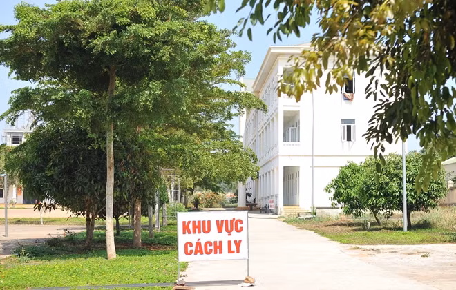 Khu cách ly tập trung, nơi 3 trường hợp đang được cách ly