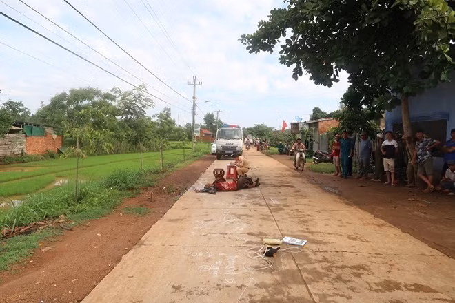 Hiện trường vụ tai nạn