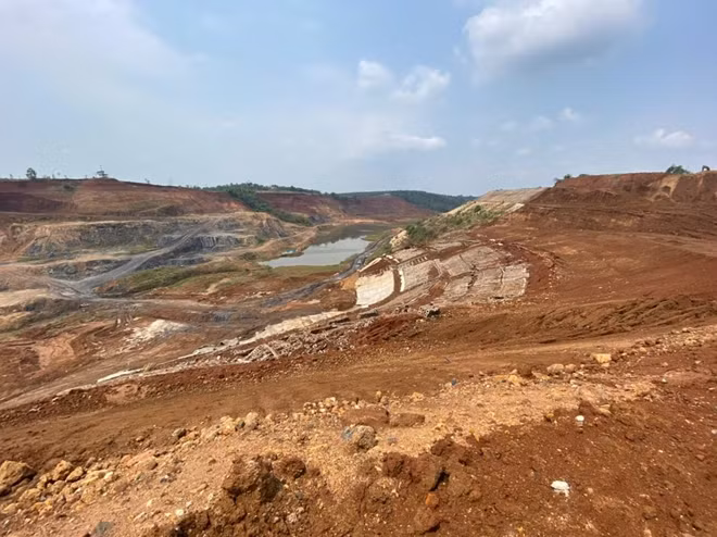Hiện trường vụ sạt lở