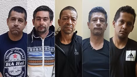 Nhóm “siêu trộm” người Colombia bị bắt giữ.