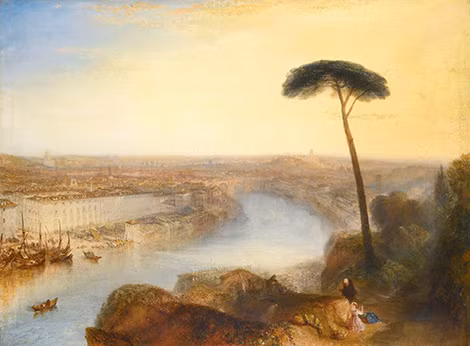 Bức “Rome, From Mount Aventine” được vẽ năm 1835.