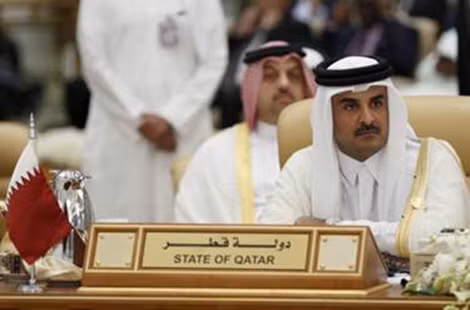 Tiểu quốc vương Qatar, Sheikh Tamim bin Hamad Al Thani. Ảnh:Reuters.