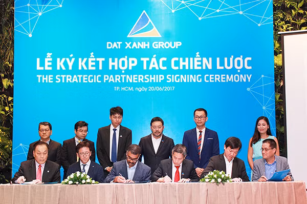 Đất Xanh ký kết với 20 đối tác hàng đầu trong nước và quốc tế.