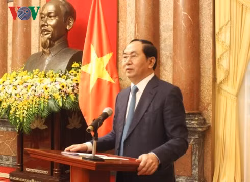 Chủ tịch nước Trần Đại Quang.