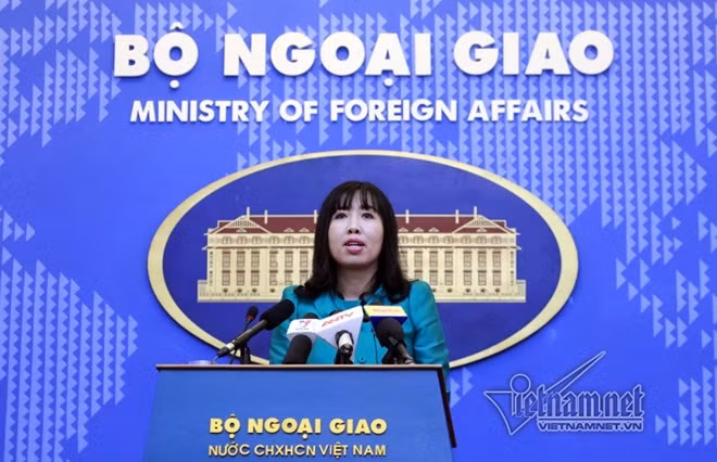 Bà Lê Thị Thu Hằng, tân phát ngôn viên Bộ Ngoại giao. Ảnh: Phạm Hải.