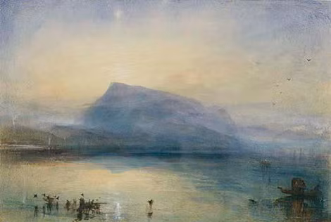 Bức “The Blue Rigi, Sunrise”, vẽ năm 1842.