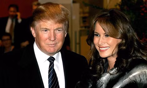 Donald Trump và Melania.