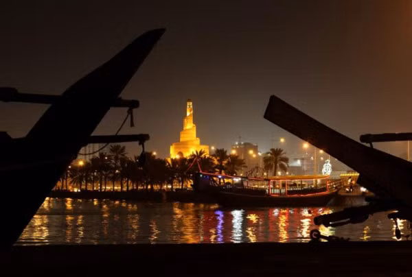 Một góc bờ biển ở Qatar. Ảnh: Reuters.