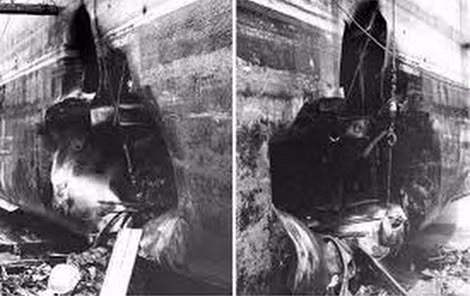 Nhiều vết đạn trên thân chiếc USS Liberty sau khi bị Israel tấn công.