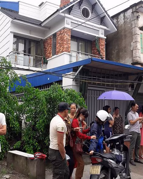 Ngôi nhà của bà Hiền, nơi đã can thiệp y tế cho nhiều cháu bé trước khi bị sùi mào gà.
