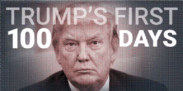 Donald Trump sau 100 ngày làm Tổng thống Mỹ.