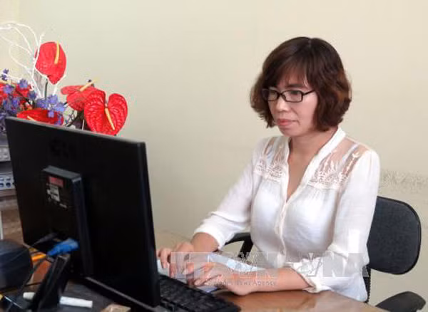 Kỹ sư thủy sản Trần Thị Hải Bình.