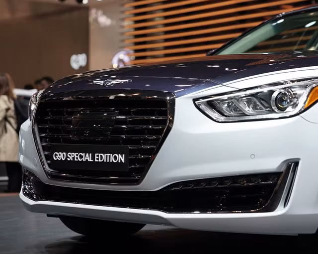 Hình ảnh Genesis G90 Special Edition tại Triển lãm Seoul 2017.