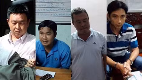 Các đối tượng Anh, Minh, Duy và Cần. Các đối tượng Anh, Minh, Duy và Cần.