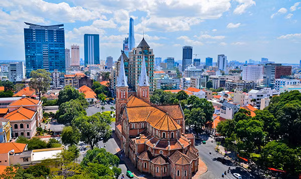TP Hồ Chí Minh trên đà phát triển. Ảnh: CTV.