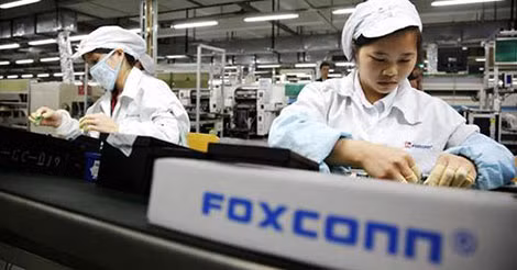 Nhà máy sản xuất của Apple tại Trung Quốc.