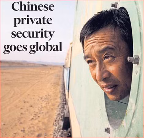 Công nhân Trung Quốc trên tàu chở quặng sắt đến Mauritania (thuộc Tây Phi). Công nhân Trung Quốc trên tàu chở quặng sắt đến Mauritania (thuộc Tây Phi).