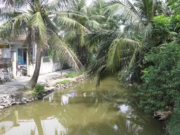 Khu vực xảy ra vụ đuối nước thương tâm. Khu vực xảy ra vụ đuối nước thương tâm.