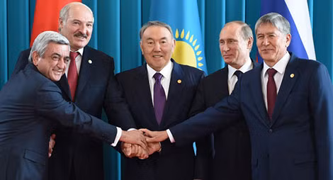 Các nhà lãnh đạo EAEU trong cuộc gặp tại Astana, Kazakhstan. Các nhà lãnh đạo EAEU trong cuộc gặp tại Astana, Kazakhstan.