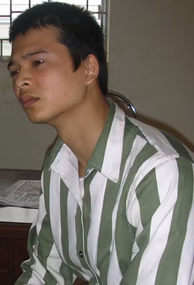 Nguyễn Văn Kiên tại trại giam.
