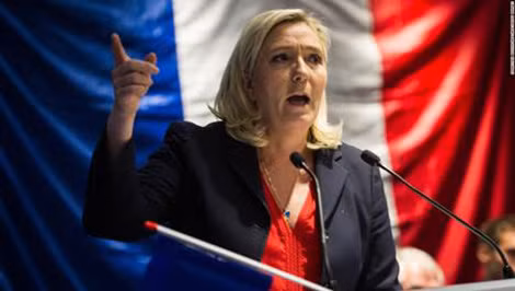Bà Marine Le Pen.