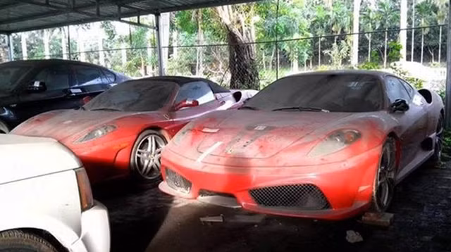 Nổi tiếng nhất trong số các siêu xe phủ bụi tại Việt Nam phải kể đến bộ đôi Ferrari F430 Spider và Ferrari 430 Scuderia thuộc sở hữu của "ông trùm" buôn lậu đường biên Hà Tuấn Dũng hay còn gọi là Dũng "mặt sắt" đã bị tịch thu vào hồi tháng 5-2013.