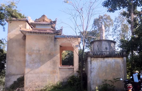Di tích Dinh Ông - Bàu Ông tại xã Đại Nghĩa, huyện Đại Lộc.
