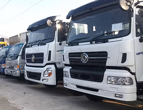 Ô tô tải Trung Quốc nhập về Việt Nam khá nhiều.