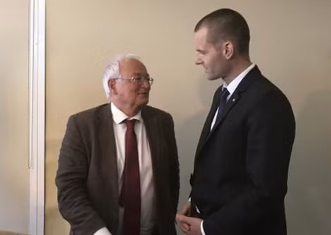 Hai “nạn nhân” của ông Infantino là ông Cornel Borbély và ông Hans-Joachim Eckert.