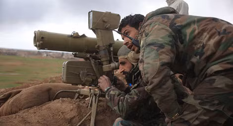 Quân đội Syria tấn công các nhóm IS ở Deir Ezzur. Ảnh: Al-Masdar News.