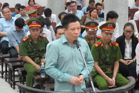 Bị cáo Hà Văn Thắm. Bị cáo Hà Văn Thắm.