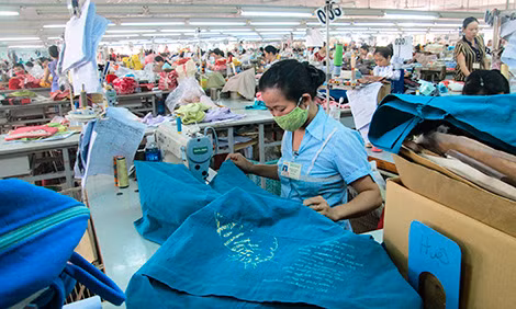 Ngành Dệt may Việt Nam gặp khó. (Ảnh minh họa)