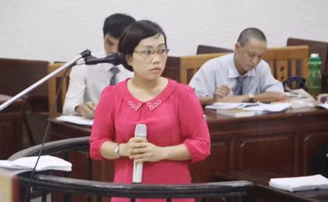 Bị cáo Đoàn Thanh Thủy. Bị cáo Đoàn Thanh Thủy.