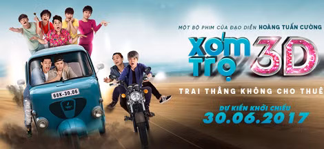 Bộ phim "Xóm Trọ 3D" bị quay lén, livestream trên facebook sau 5 ngày công chiếu.