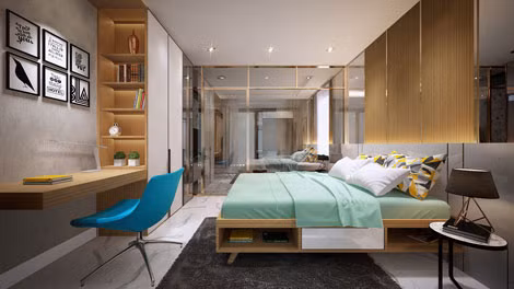 Các căn hộ tại D'. El Dorado được thiết kế tối ưu trong diện tích nhỏ gọn, mang đến cuộc sống đơn giản nhưng vẫn tiện nghi, sang trọng.