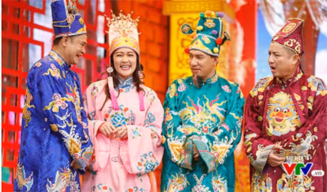 Táo Quân 2018 sẽ có nhiều đặc biệt vì kỷ niệm 15 năm đồng hành cùng sóng truyền hình và khán giả?. Ảnh: VTV.
