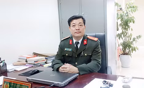 Trung tá Đinh Văn Thới.