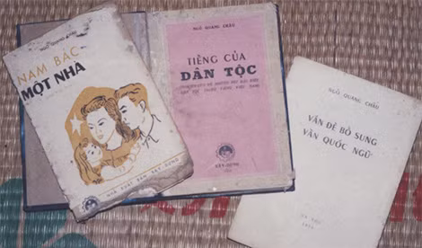 Một số cuốn sách của ông Ngô Quang Châu.