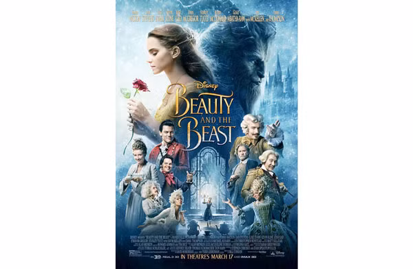 Poster phim "Người đẹp và Quái vật" (Nguồn: Disney).