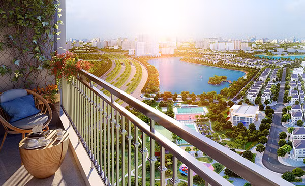 Tất cả các căn hộ tại G1 đều có ban công thoáng rộng để tận hưởng trọn vẹn ánh sáng, gió mát và không khí trong lành tại Vịnh xanh Green Bay.