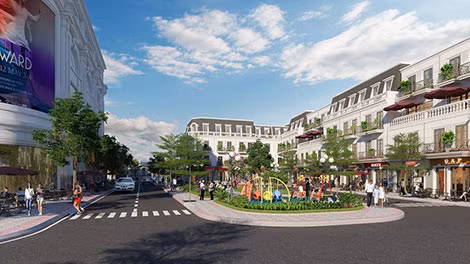 Khu nhà phố thương mại Vincom Shophouse Quảng Ngãi có tổng diện tích sàn xây dựng lên tới gần 10.090m2 gồm 37 căn được thiết kế theo phong cách tân cổ điển sang trọng. Khu nhà phố thương mại Vincom Shophouse Quảng Ngãi có tổng diện tích sàn xây dựng lên tới gần 10.090m2 gồm 37 căn được thiết kế theo phong cách tân cổ điển sang trọng.