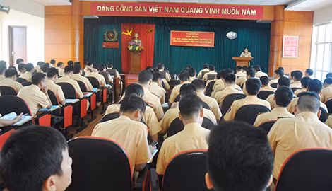 Toàn cảnh buổi tập huấn.