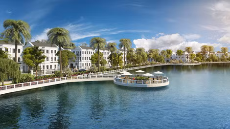 Hồ trung tâm rộng tới 12,4ha tại phân khu The Harmony.