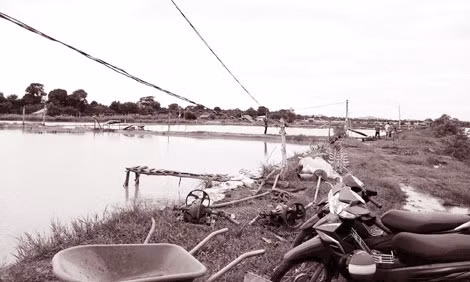 Ao nuôi tôm của gia đình ông Lê Kim Thanh, ấp Ông Tô, xã Phước Thuận, huyện Xuyên Mộc, tỉnh BR-VT. Ao nuôi tôm của gia đình ông Lê Kim Thanh, ấp Ông Tô, xã Phước Thuận, huyện Xuyên Mộc, tỉnh BR-VT.